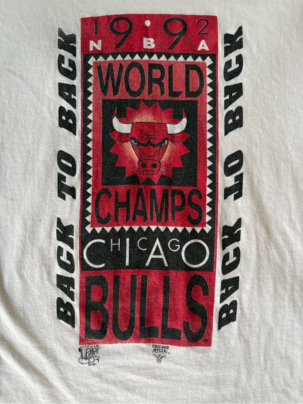 1992 Vintage Chicago Bulls Tee